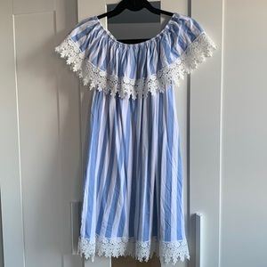2 for $30 Blue Striped Dress